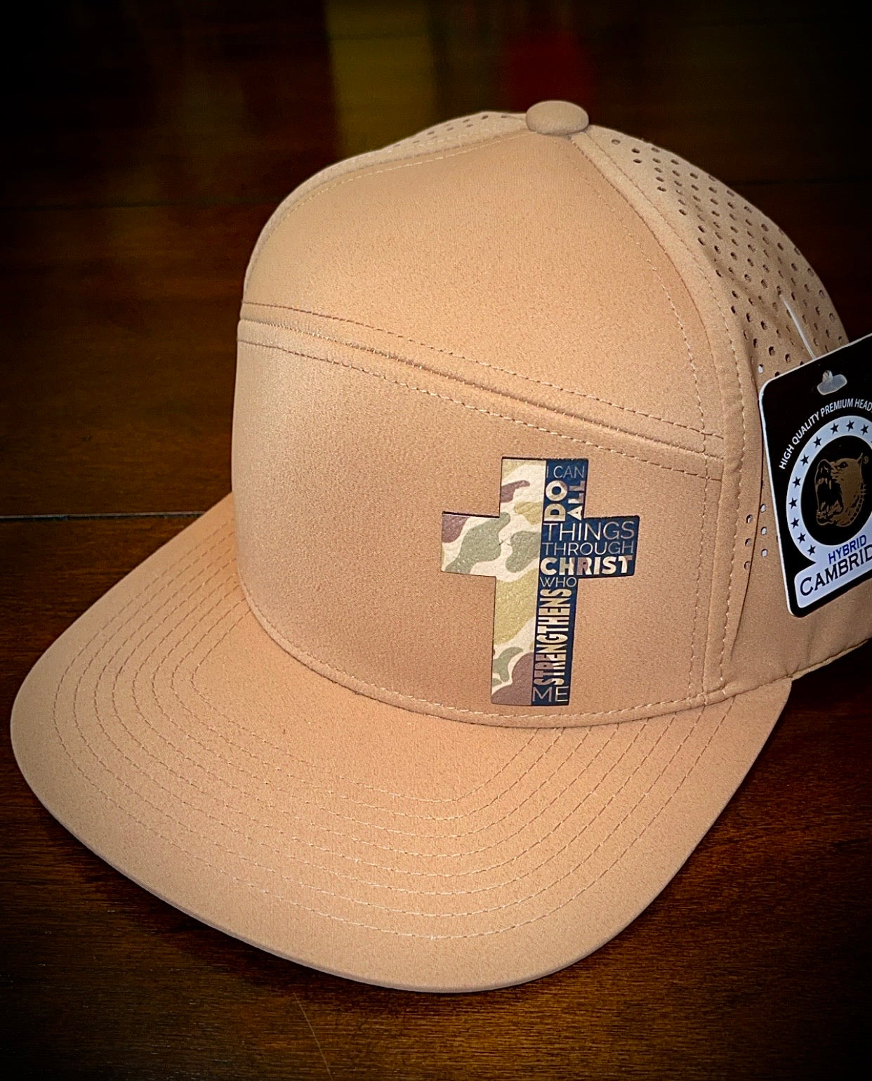 Light Brown Camo Cross
