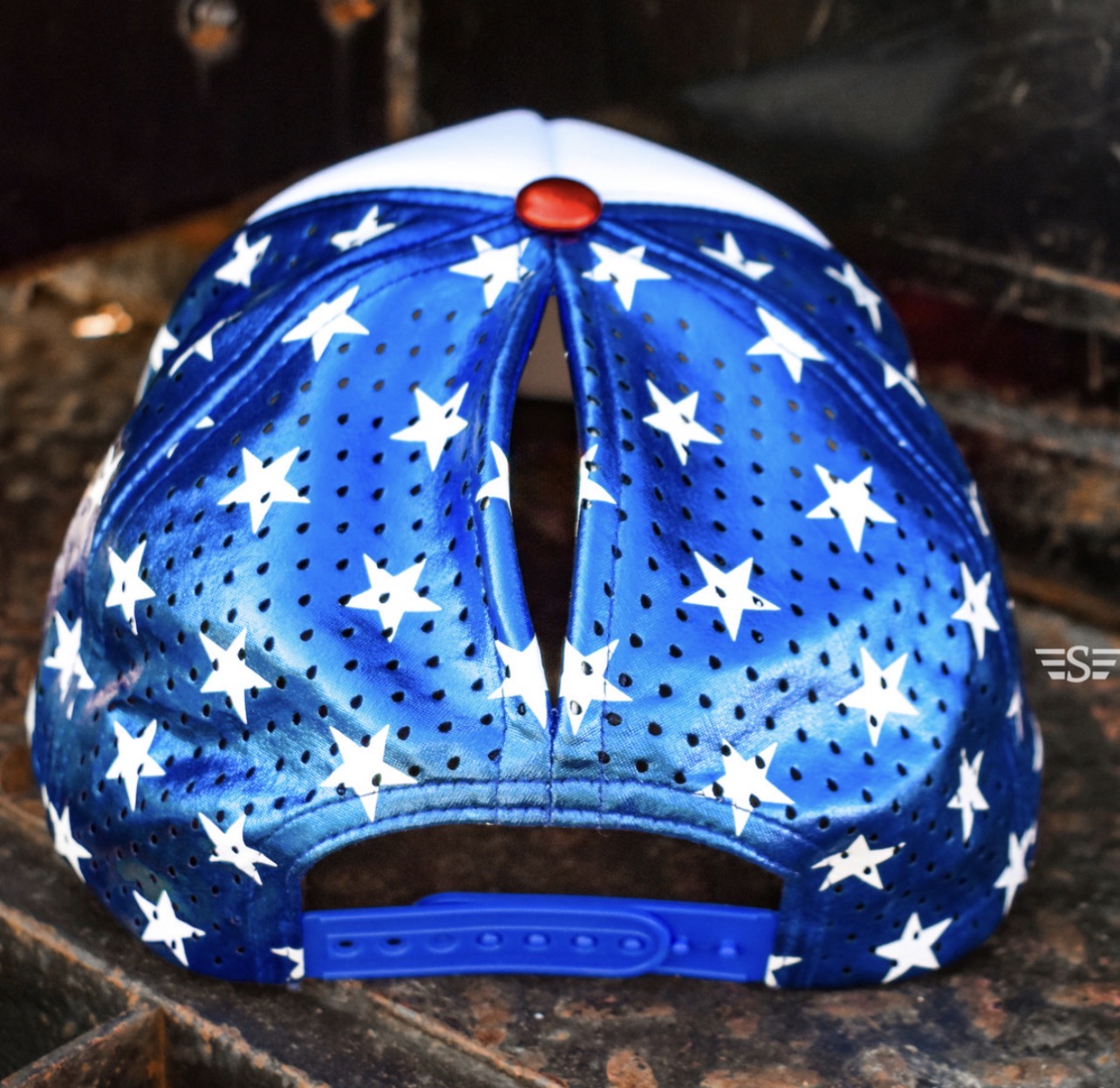 Patriotic Wonder Woman Ponytail Cap