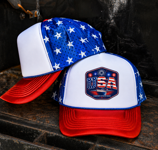 Patriotic Wonder Woman Ponytail Cap