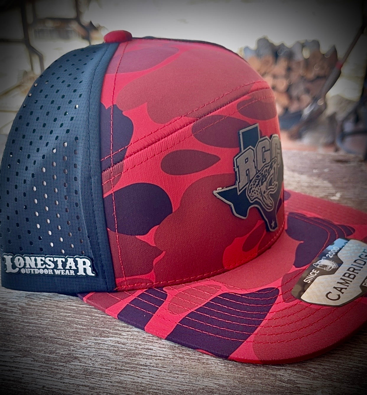 Red/Black Camo RGC Rattler Cap